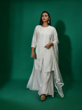 Coloured Pearl Sharara Suit Set